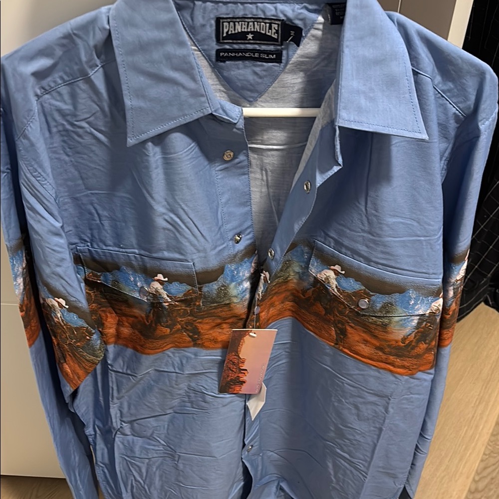 Men's Rodeo Roping Shirt by Panhandle Slim